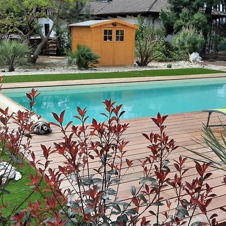 Grande Maison Landaise Avec Piscine Privee, Proche Plage, Pour 8 Personnes A Biscarrosse - Fr-1-319-398 外观 照片